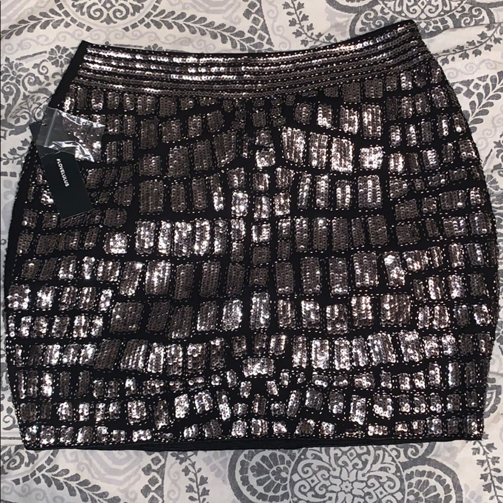 NWT Sequin Skirt